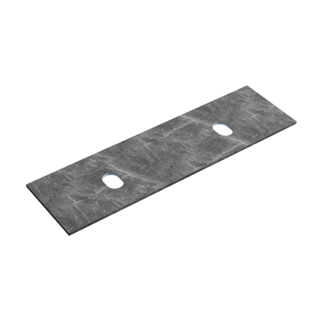 Столешница для ванной комнаты  SANCOS Black Sky 1600х460 без отверстия под смеситель, TT160A1